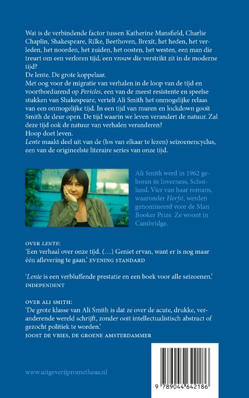 Achterkant van Lente