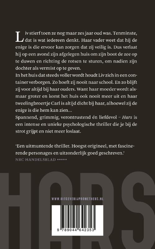 Achterkant van Hars