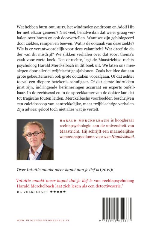 Achterkant van Goede verhalen zijn zelden waar