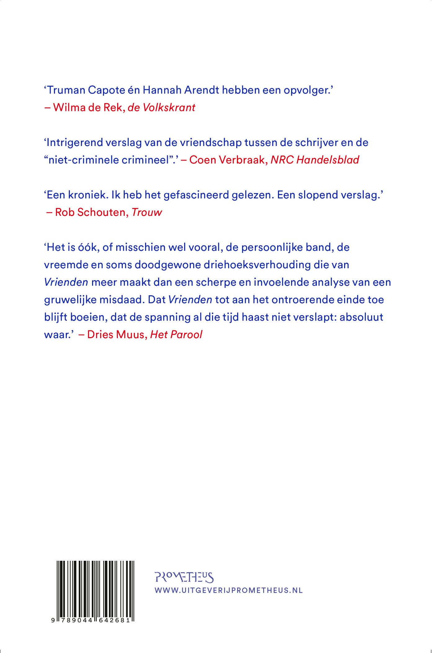 Achterkant van Vrienden
