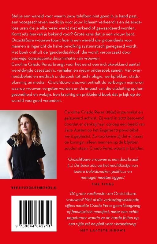Achterkant van Onzichtbare vrouwen