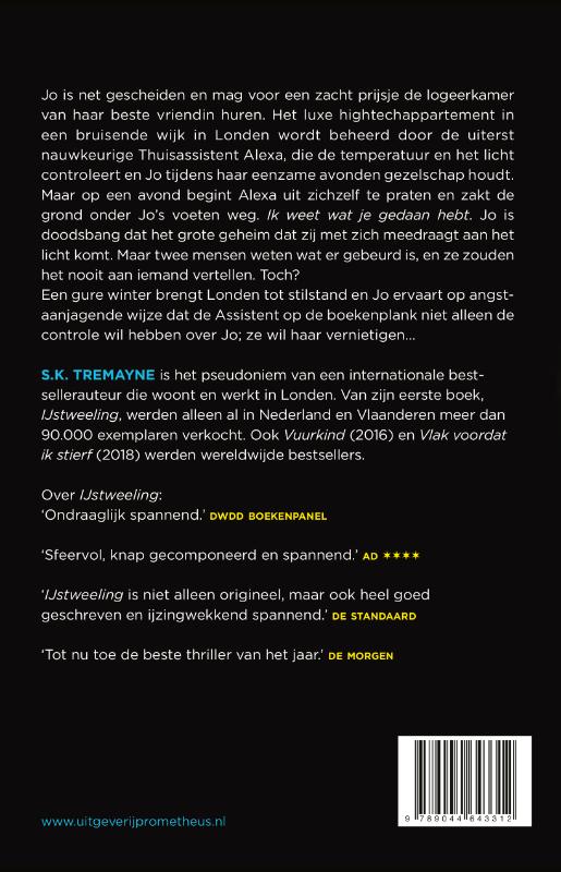 Achterkant van De assistent