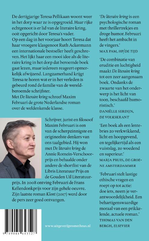 Achterkant van De literaire kring