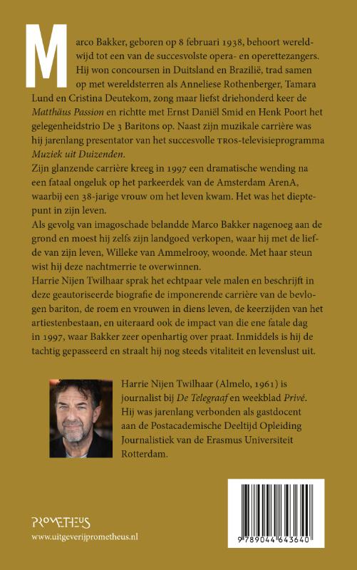 Achterkant van Marco Bakker