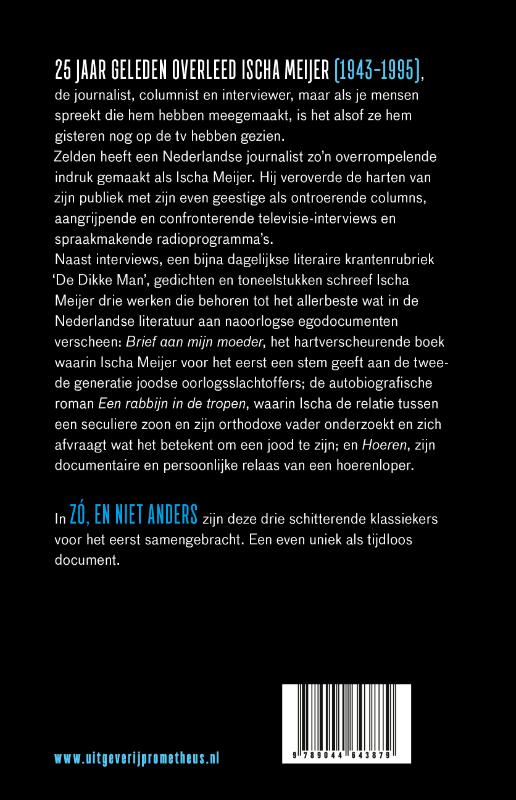 Achterkant van Zó, en niet anders