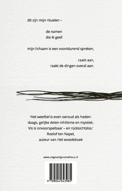 Achterkant van Het weefsel