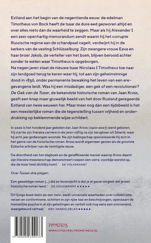 Achterkant van De gek van de tsaar