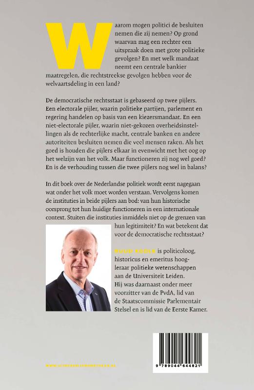 Achterkant van Twee pijlers