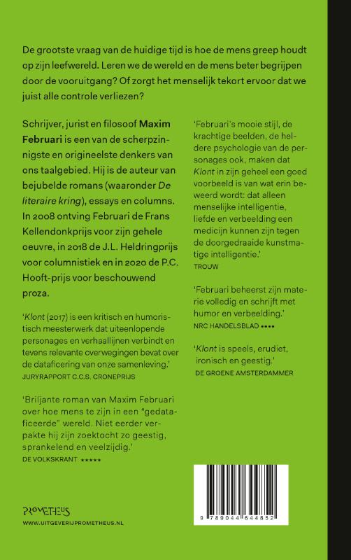 Achterkant van Klont
