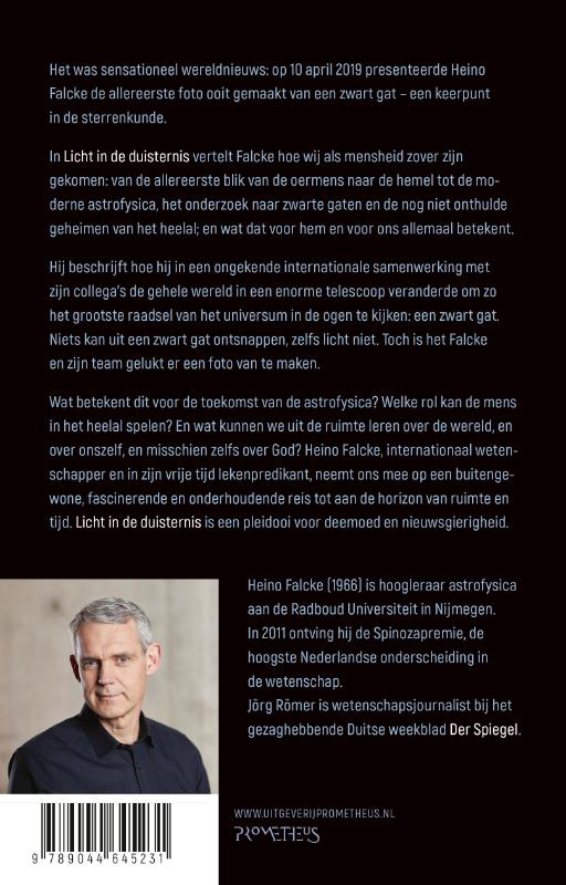 Achterkant van Licht in de duisternis