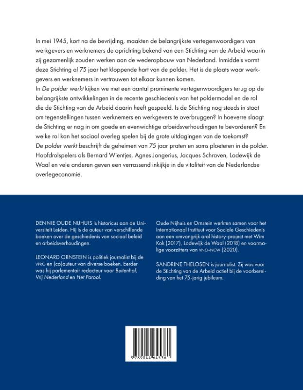 Achterkant van De polder werkt