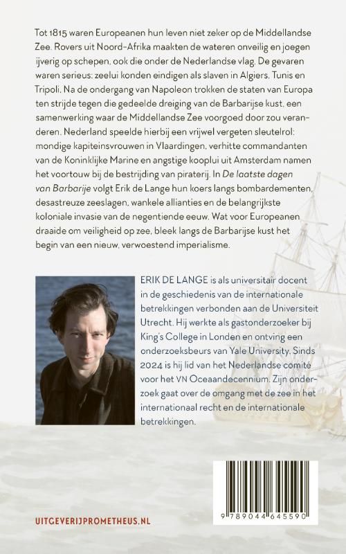 Achterkant van De laatste dagen van Barbarije
