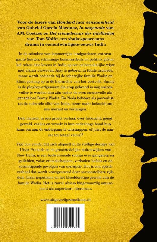 Achterkant van Tijd van zonde