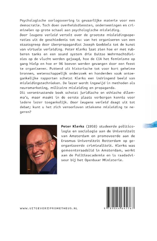 Achterkant van Door leugens verleid