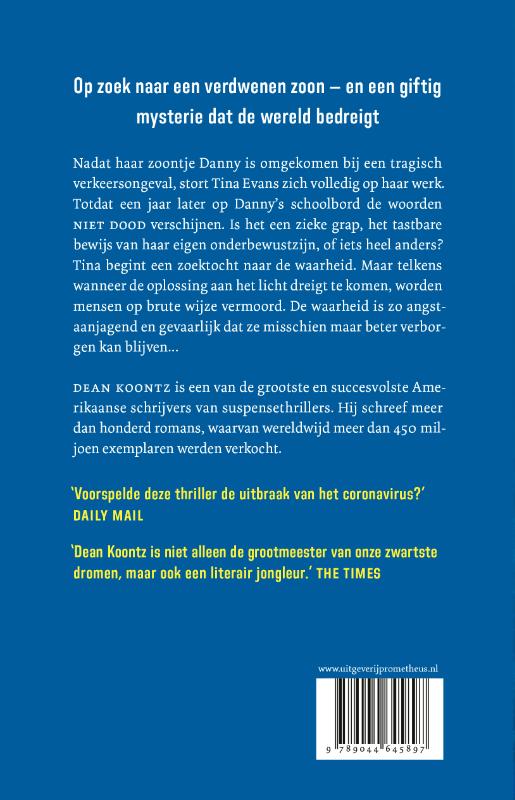 Achterkant van De ogen van de duisternis