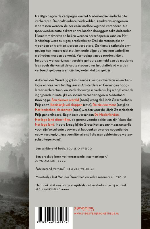 Achterkant van Het landschap, de mensen