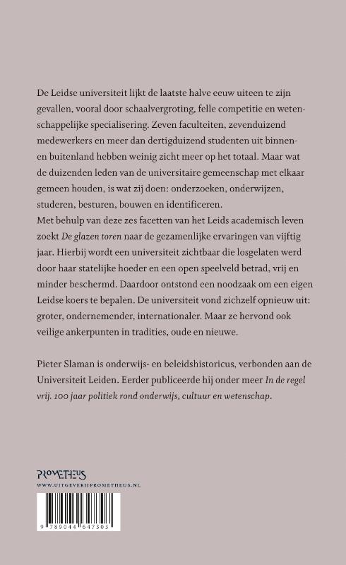 Achterkant van De glazen toren