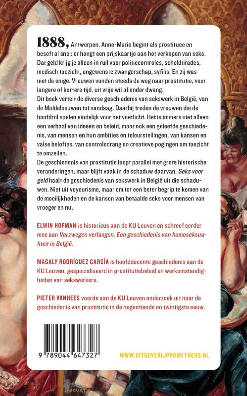 Achterkant van Seks voor geld