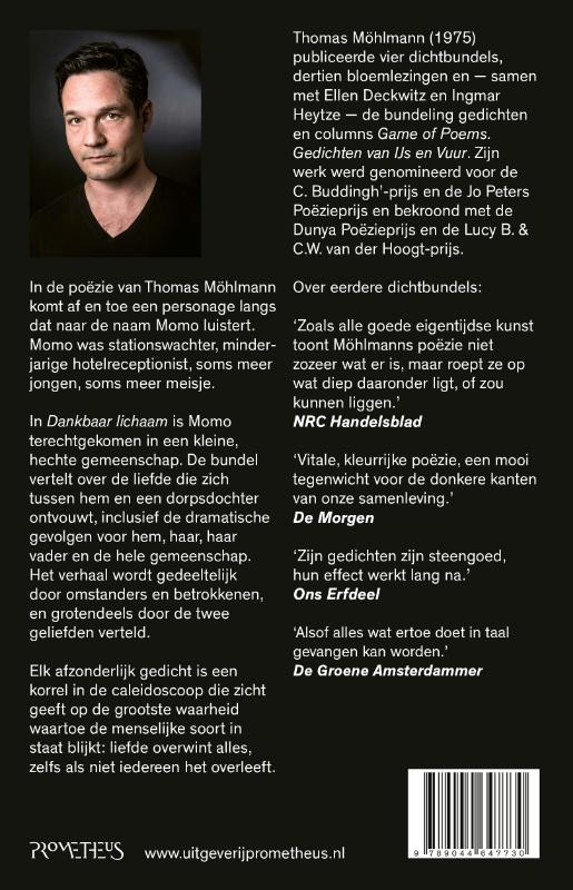 Achterkant van Dankbaar lichaam