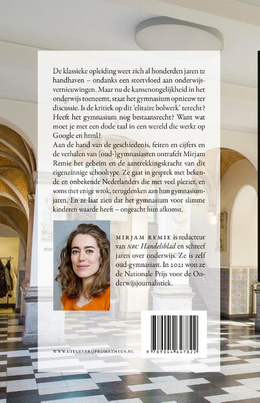 Achterkant van Het gymnasium