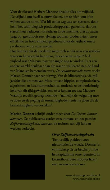 Achterkant van De grote weigering