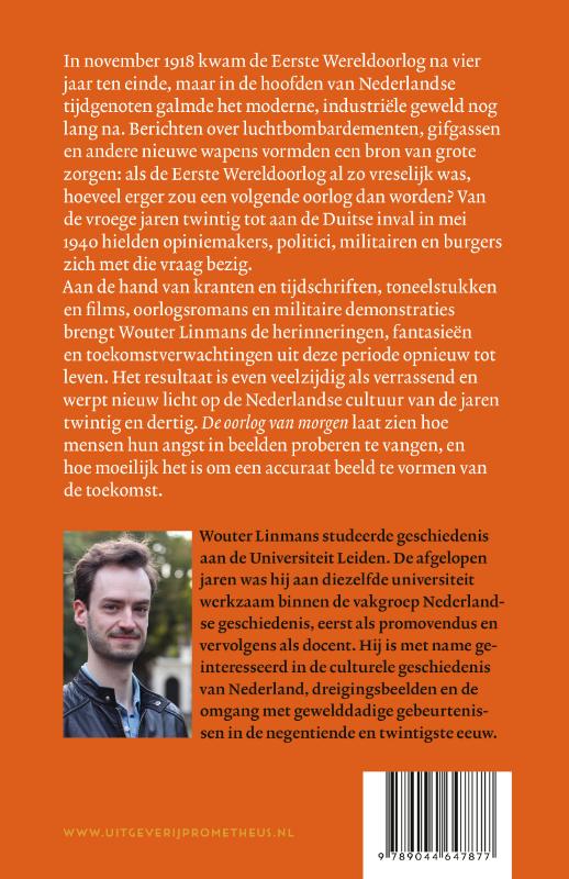 Achterkant van De oorlog van morgen