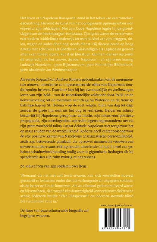 Achterkant van Napoleon de Grote