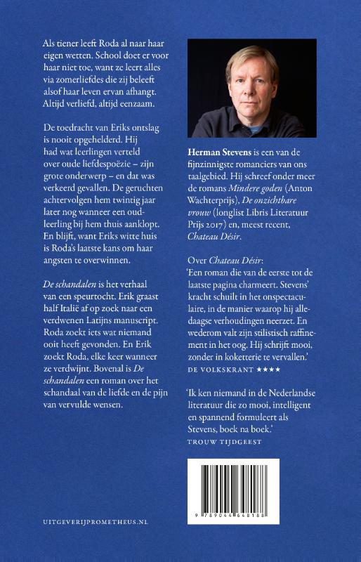 Achterkant van De schandalen