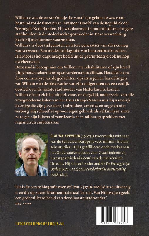 Achterkant van Willem V