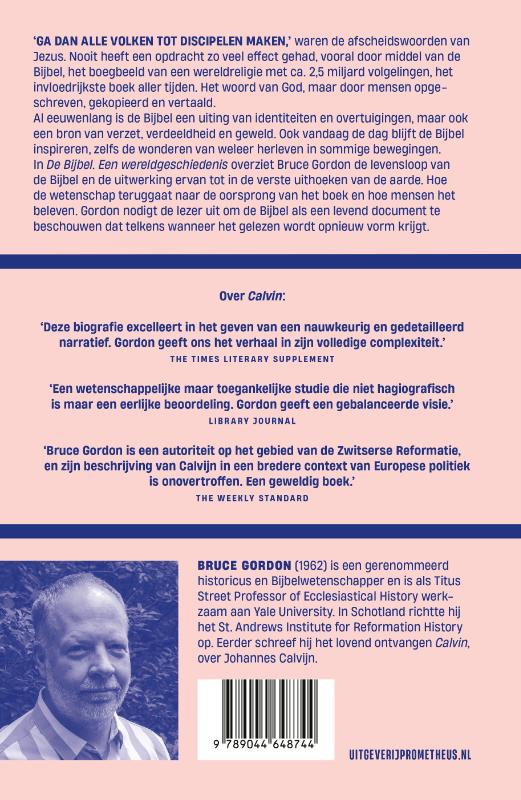 Achterkant van De Bijbel
