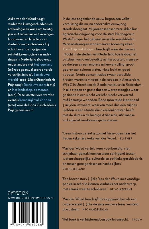 Achterkant van Koninkrijk vol sloppen