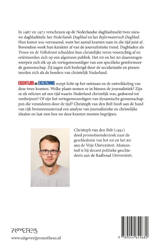Achterkant van Eigentijds en eigenzinnig
