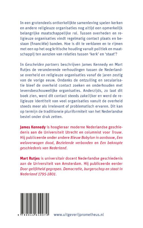 Achterkant van Gescheiden partners