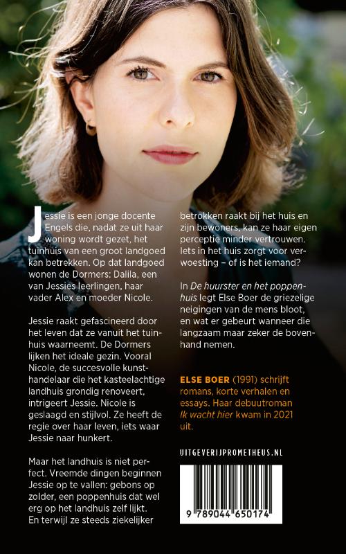 Achterkant van De huurster en het poppenhuis