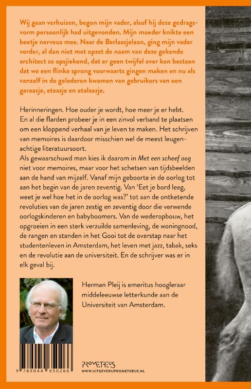 Achterkant van Met een scheef oog