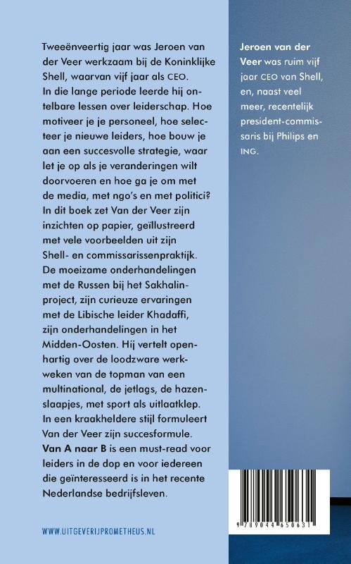 Achterkant van Van A naar B