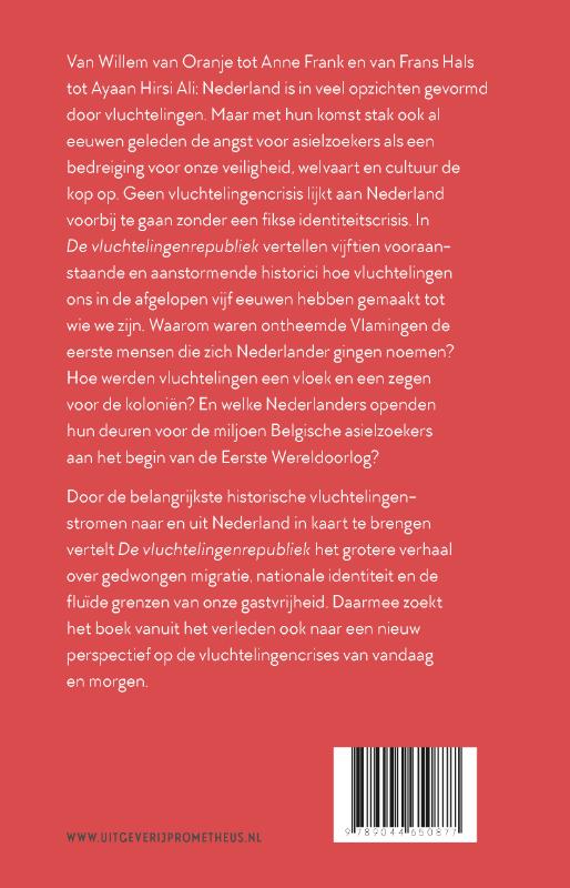 Achterkant van De vluchtelingenrepubliek