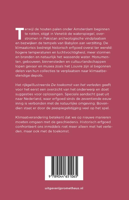 Achterkant van De toekomst van het verleden