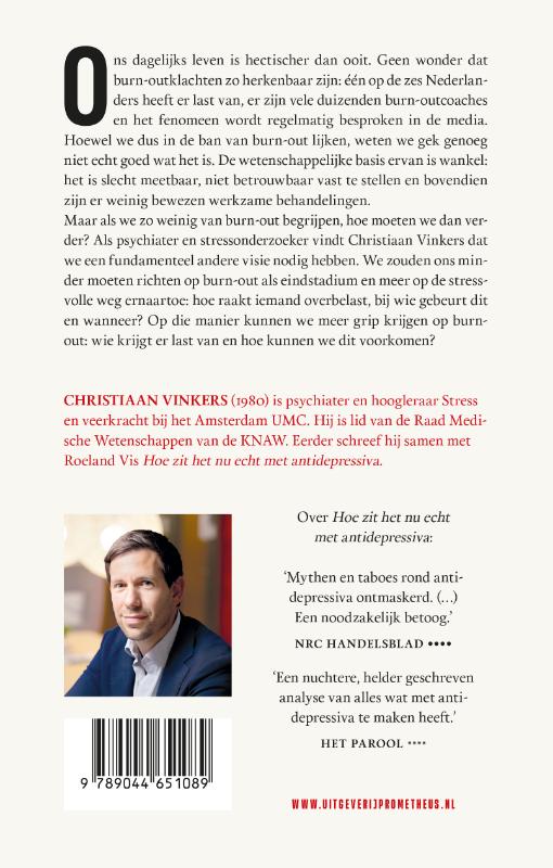 Achterkant van In de ban van burn-out