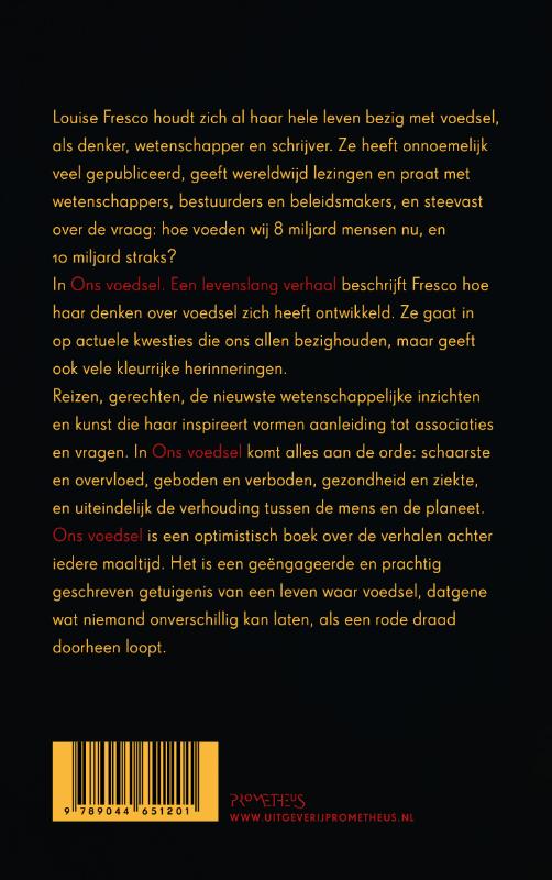 Achterkant van Ons voedsel