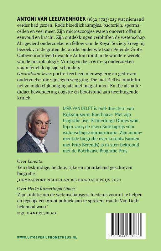 Achterkant van Onzichtbaar leven