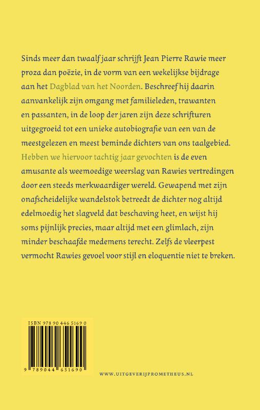 Achterkant van Hebben we hiervoor tachtig jaar gevochten
