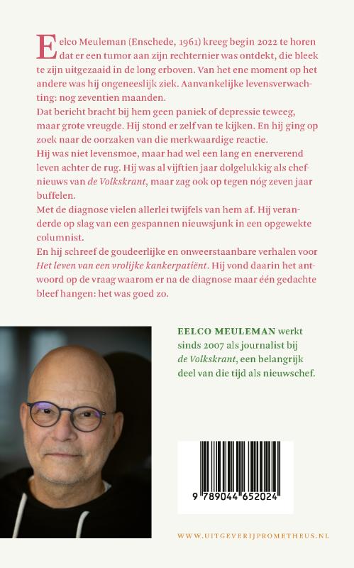 Achterkant van Het leven van een vrolijke kankerpatiënt