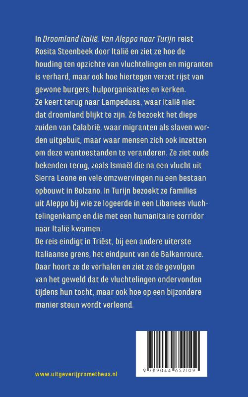 Achterkant van Droomland Italië