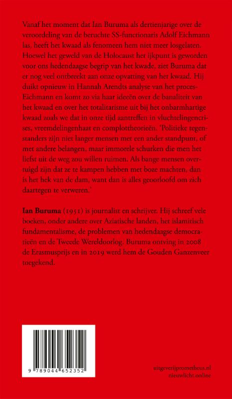 Achterkant van In de schaduw van het kwaad