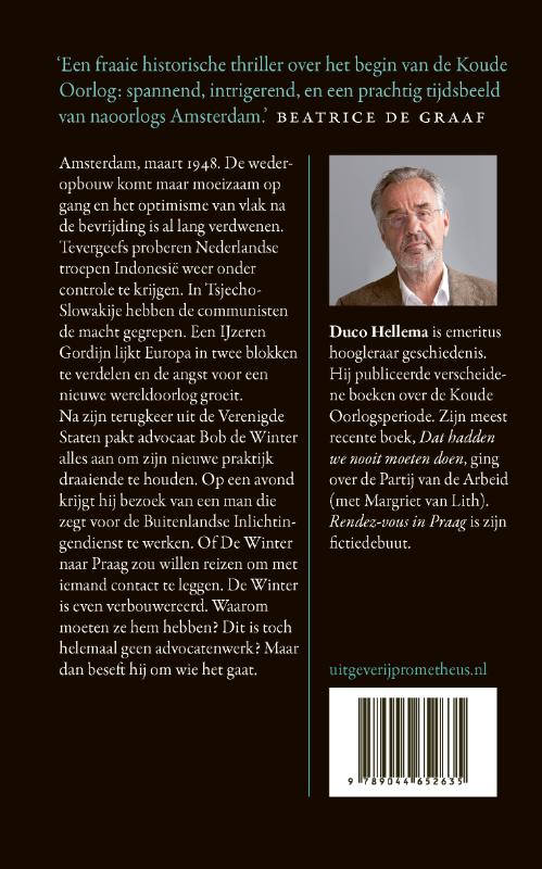 Achterkant van Rendez-vous in Praag