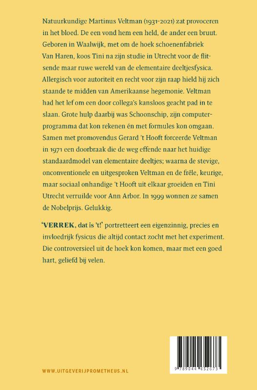 Achterkant van Verrek, dat is 't!