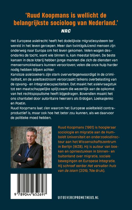 Achterkant van De asielloterij