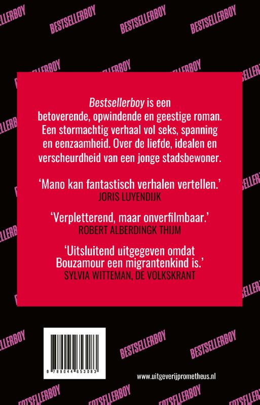 Achterkant van Bestsellerboy