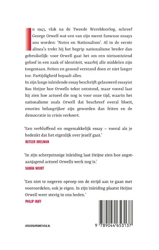 Achterkant van Over nationalisme